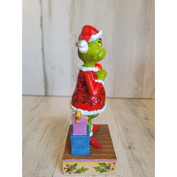 Jim Shore Grinch 6010782 light up heart Xmas figure decor Enesco - Picture 5 of 8